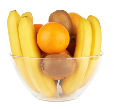 fruits on white photo