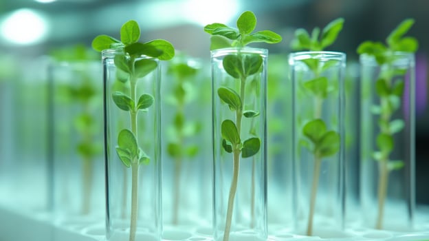 In vitro micropropagation methods for cloning microorganisms. photo