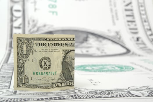 One dollar bill photo