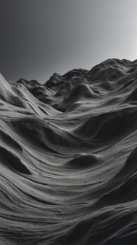 Grim Monochrome Erosion Subdued Illustrative Banner Background Wallpaper. photo