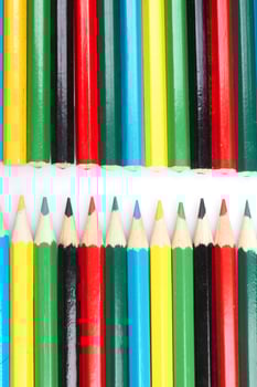 Color Pencils as background photo