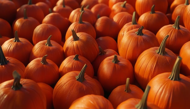 Pumpkin vegetable pattern vibrant color real food healthy lifestyle photo