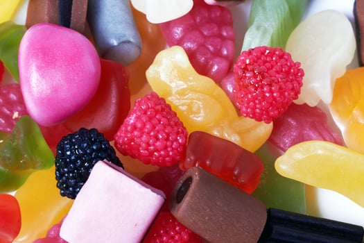 sweets as background photo