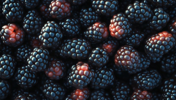 Blackberry fruits pattern organic agriculture natural farm background photo
