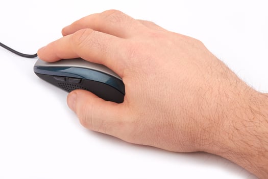 mouse and hand photo