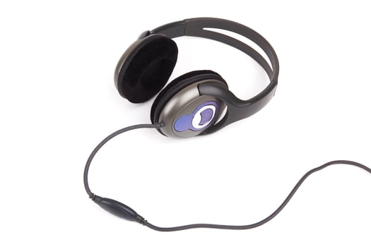 headphones on white photo