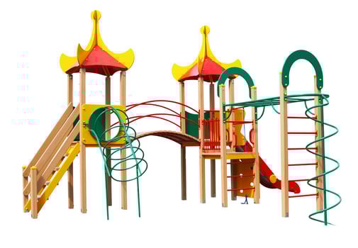 playground on white photo
