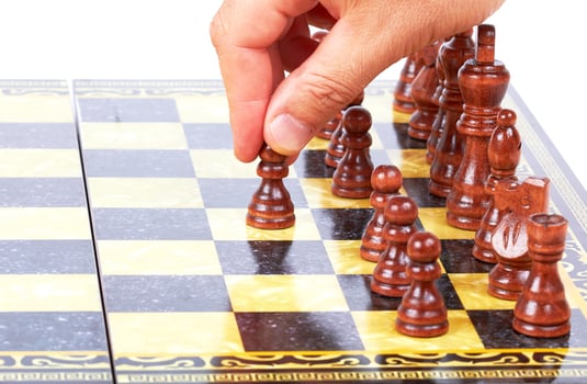 chess on white photo