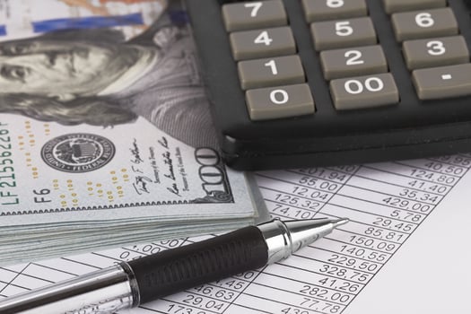 Dollars as background photo