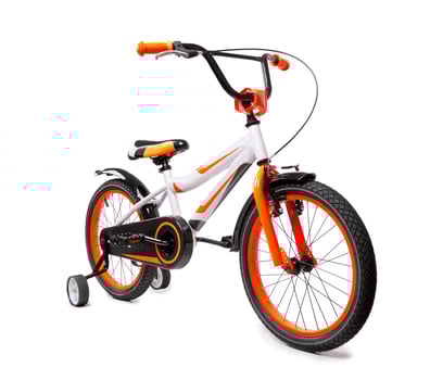 bicycle on white photo