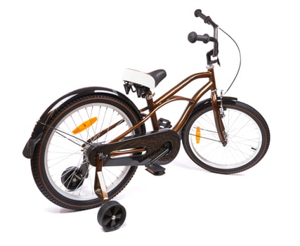 bicycle on white photo
