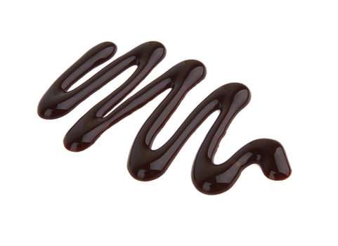 Chocolate syrup isolated photo