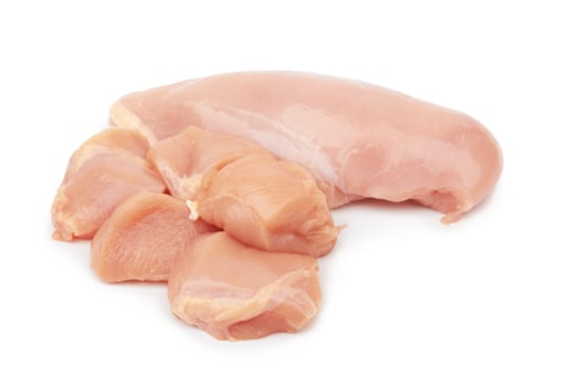 Raw chicken fillet photo