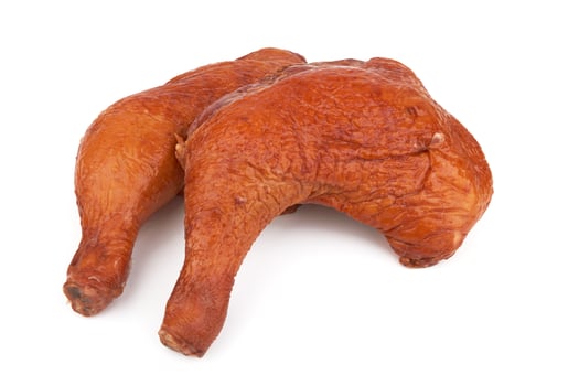Smoked chicken thighs photo