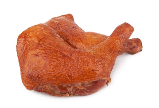 Smoked chicken thighs photo