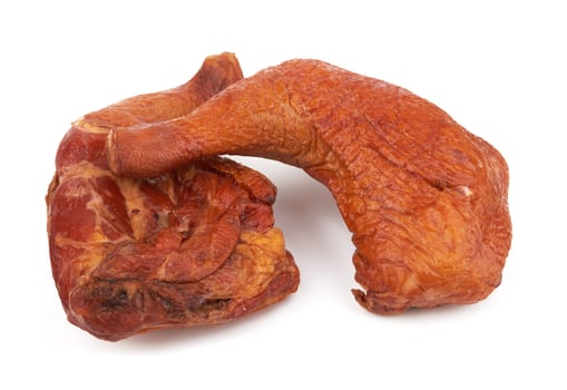 Smoked chicken thighs photo