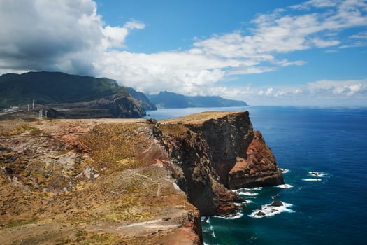 Madeira Island landscape. View from Ponta do Sao Lourenco. Madeira, Portugal photo