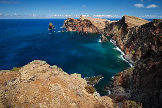 Madeira Island landscape. Ponta do Sao Lourenco. Madeira, Portugal photo