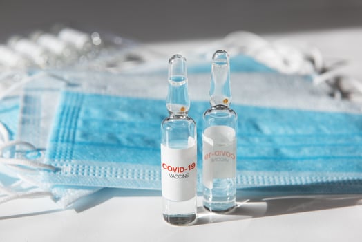 Coronavirus vaccine concept photo