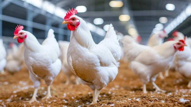 a group of chicken n Poultry farming photo