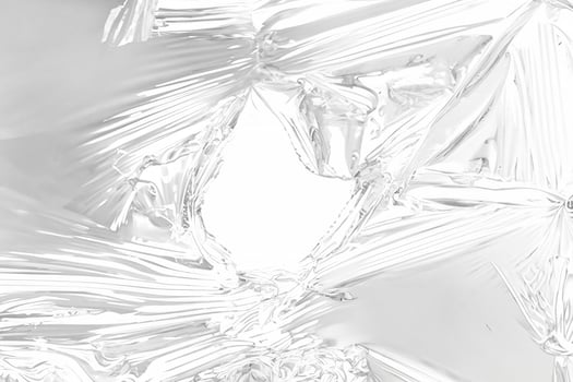 Close-Up of Plastic Wrap Texture photo
