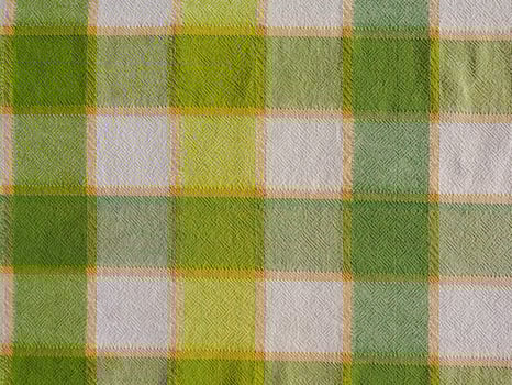 industrial style chequered green white fabric texture background photo