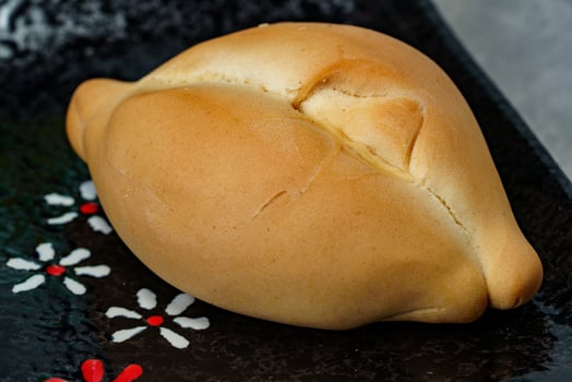 sweet filipino bread called monay photo