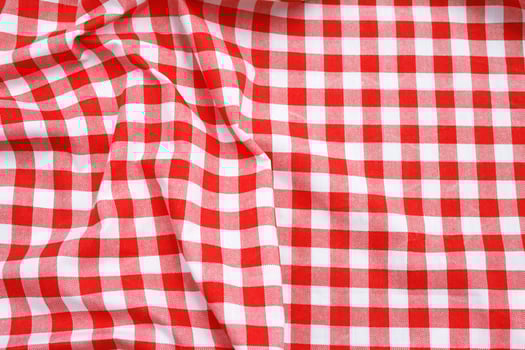 red white plaid tablecloth background photo