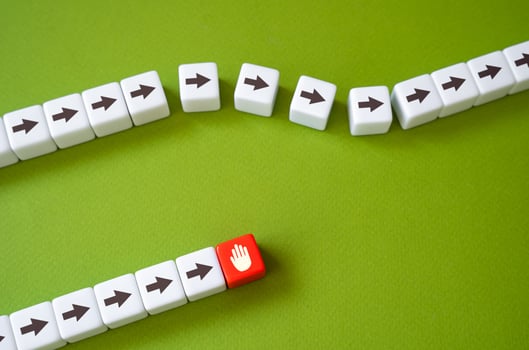 Select only one option to continue. Focus on. Concentrate on a single task. Stop the discrepancies. photo