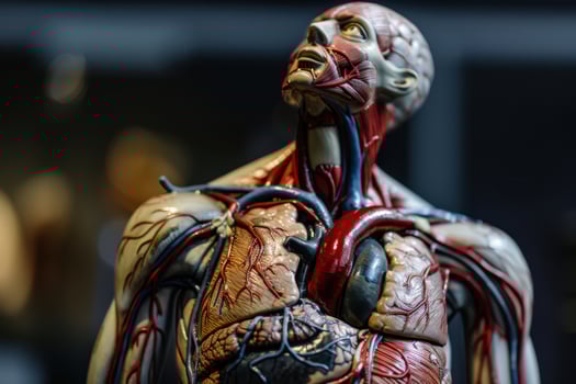 The Human Cardiovascular System Highlighting the Heart and Its Role in Circulatory Health photo