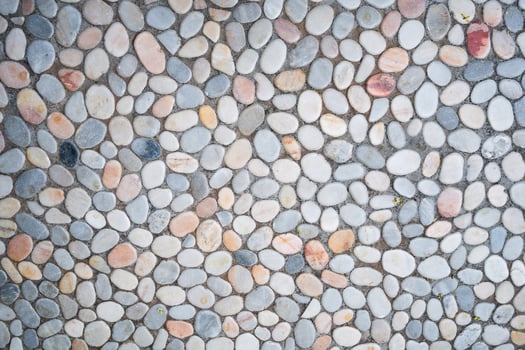 Wall round stone rock texture photo