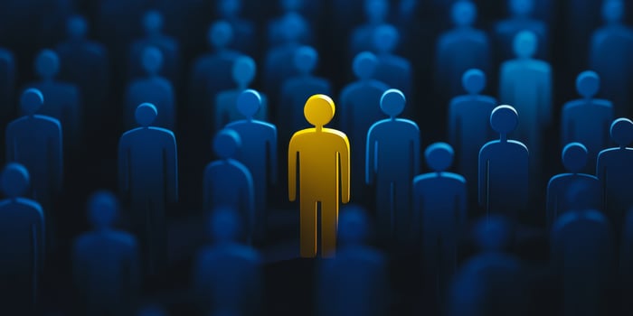 This important concept of the recruitment process emphasizes the crucial search for the best available talent among a vast pool of candidates in todays fiercely competitive job market environment photo