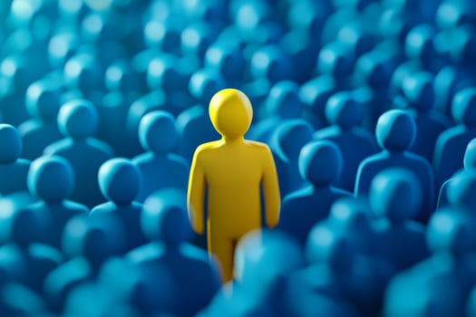 The visual representation shows how unique candidates can be discovered, enhancing talent recruitment and selection, leading to better hiring outcomes for organizations and their teams photo
