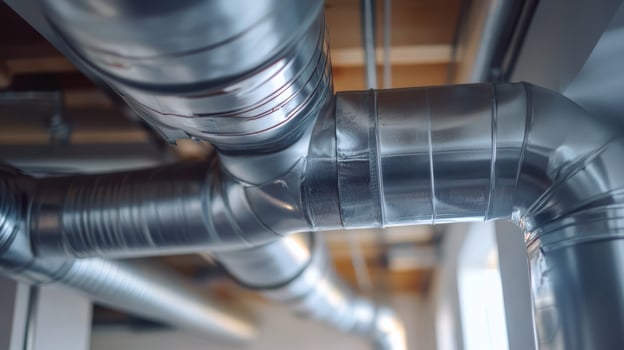 Discover advanced HVAC architecture that features highly efficient steel ductwork, which ensures effective air conditioning and heating for yearround optimal indoor comfort in any environment photo