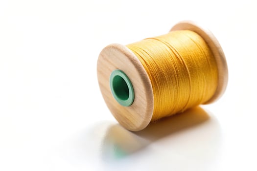 craft, colorful, creative, sewing supplies, coil, handmade, garment,thread, isolated, hobby, needlework, tailor, thread spool, fabric, spool, Thread bobbin isolated on white background photo