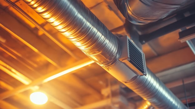 Dive deep into the complexities and specifics of a contemporary HVAC vent and duct system, placing significant emphasis on the engineering aspects and overall efficiency of the system as a whole photo