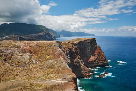 Madeira Island landscape. View from Ponta do Sao Lorenco. Madeira, Portugal photo