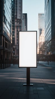 Signboard sharp rounded mockup white and black frame for story background photo