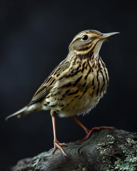A small bird is standing on a branch photo