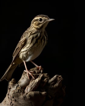 A bird is perched on a branch photo