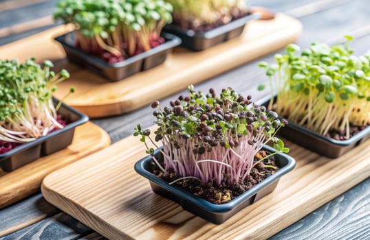 Stylish Containers for Growing Fresh Microgreens Perfect for Your Home or Garden Decor photo