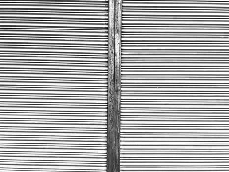 Abstract black and white horizontal lines background. photo