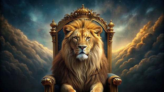 The king of the lions photo
