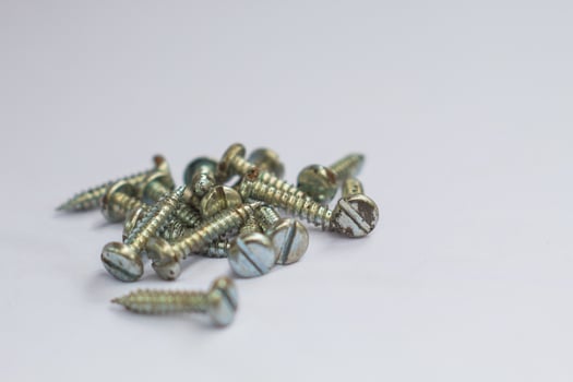 add type bolt in close up photo from side angle with isolated white background