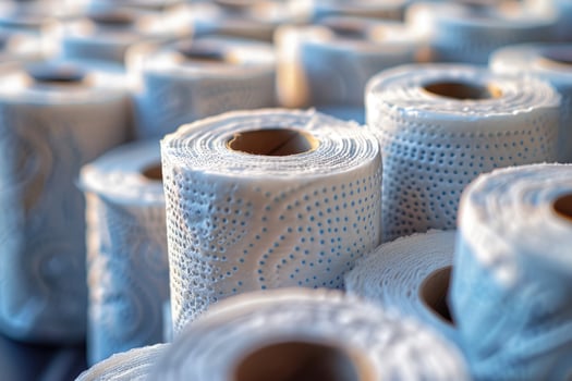 Toilet paper compozition. photo