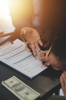 Law theme, gavel or mallet of the judge, lawyer enforcement officers, evidence-based cases taken into account in the court abount business, legislation. photo