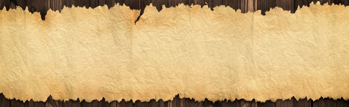 Texture old paper on plank table, high resolution background photo