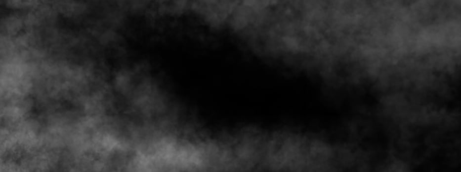 White Cloud or Smoke on Black Background photo
