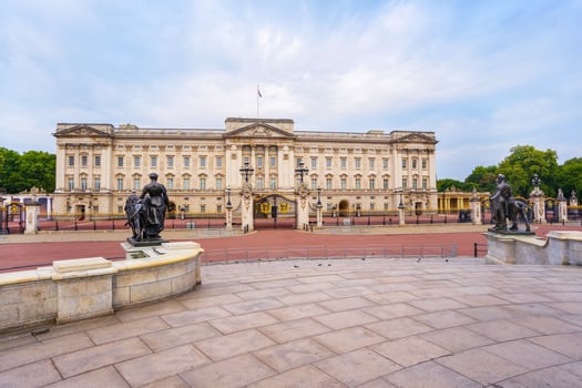 Buckingham palace in London city, England photo