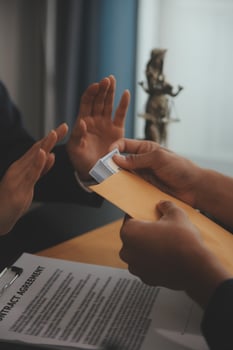 Law theme, gavel or mallet of the judge, lawyer enforcement officers, evidence-based cases taken into account in the court abount business, legislation. photo